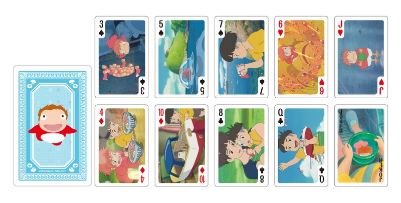 ensky Ponyo Studio Ghibli Playing Cards on The Cliff Part 2 - Image 2